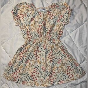 Old Navy Fit & Flare Short-Sleeve Smocked-Waist Dress for Toddler Girls 4T